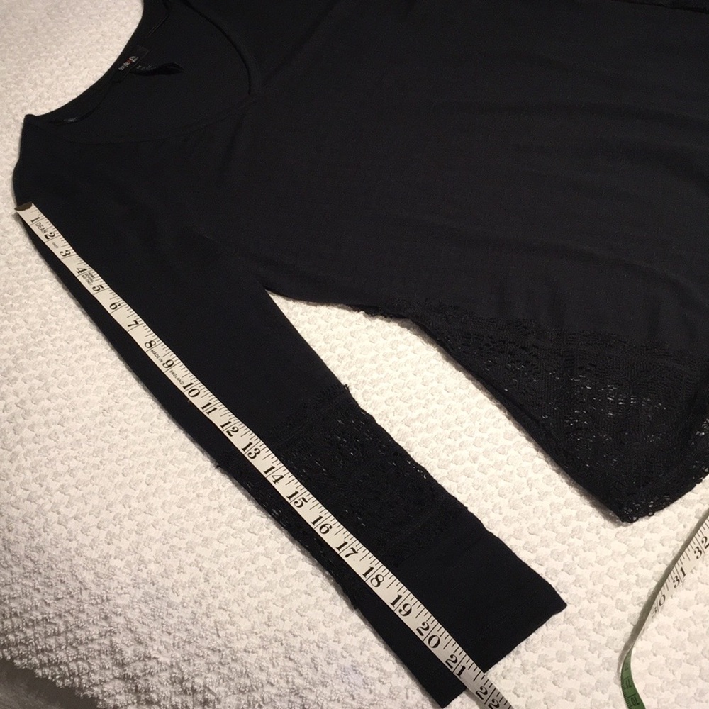 ๐HP๐Style & Co top sweater lace details m - Picture 15 of 16